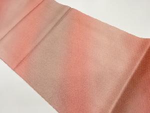 金通し斜線模様暈し全通袋帯